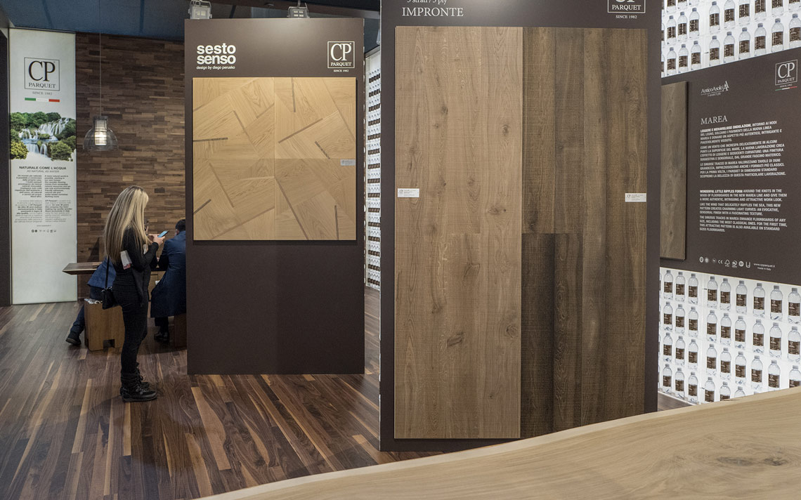 CP Parquet al Domotex 2017, Hannover, Germania