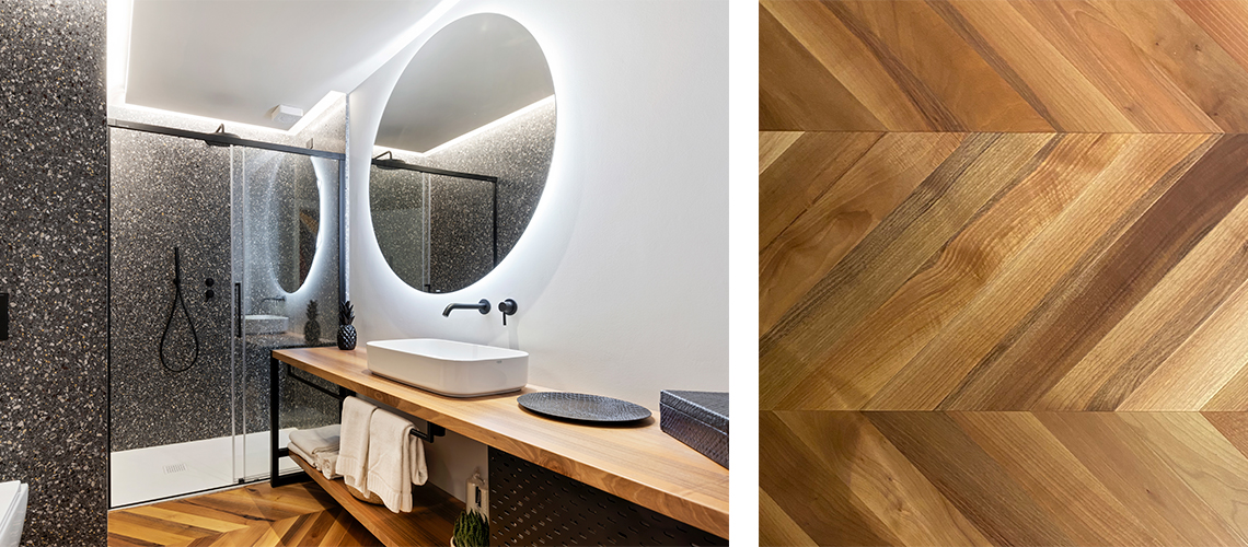 CP Parquet for an eclectic Apartment, Verona, Italy