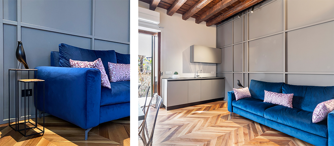 CP Parquet for an eclectic Apartment, Verona, Italy