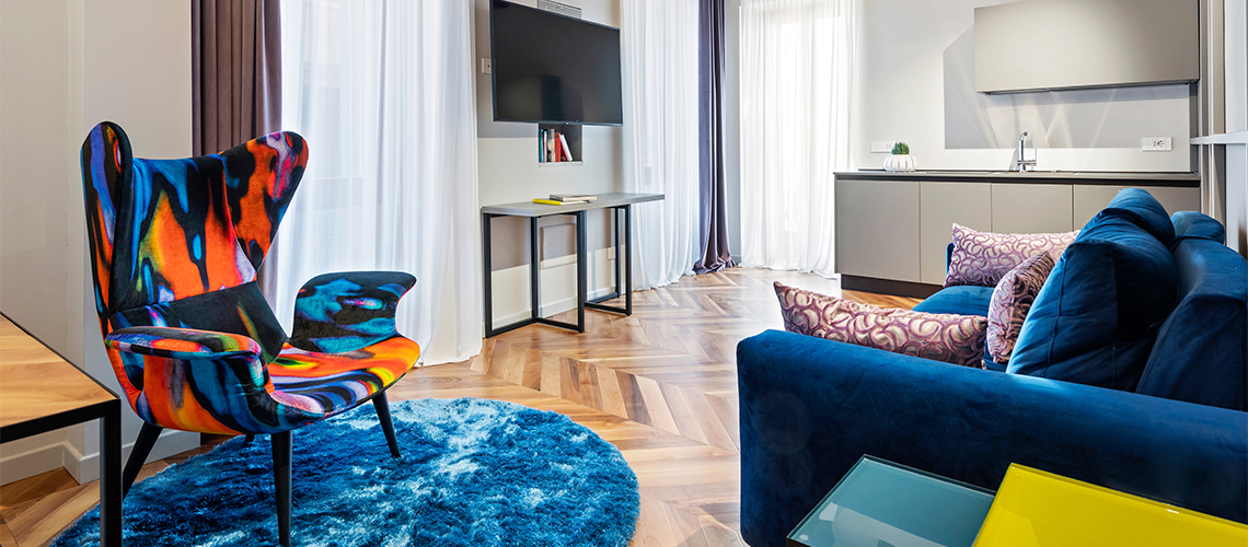 CP Parquet for an eclectic Apartment, Verona, Italy